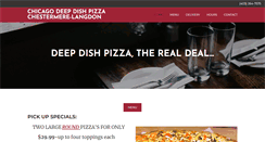 Desktop Screenshot of chicagosdeepdishpizza.com